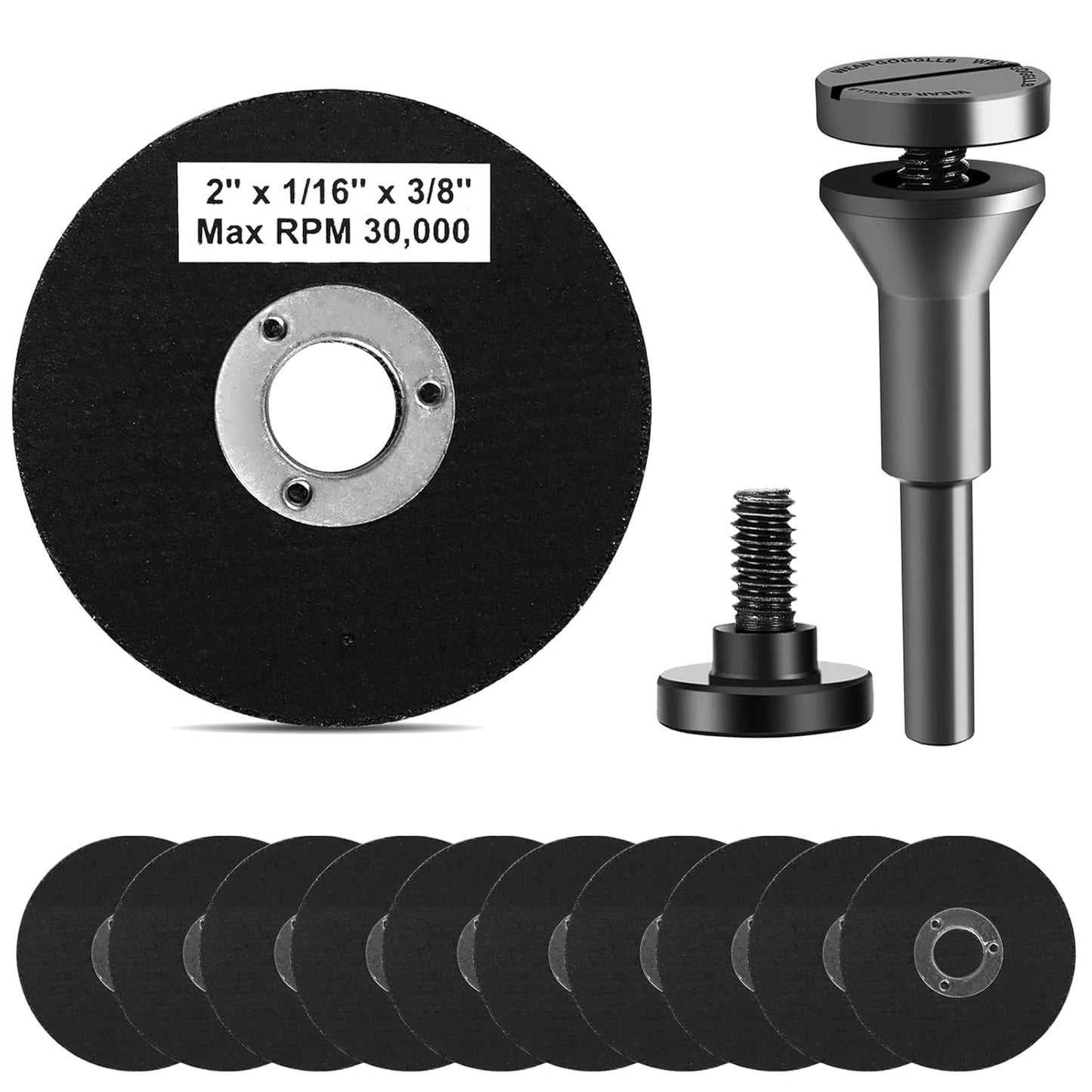 SI FANG Die Grinder Cut-Off Wheels Set, Precision Metal Cutting, 11 Pack