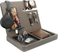 Namore Premium Wood Nightstand & Desk Organizer - Sleek Charging Dock