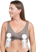 Hands Free Pumping Bra for Breastfeeding - Soft Stretch Support