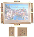 Puzzle Board 35 x 27 for 1500 Piece Puzzles - Portable Rotating Table
