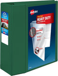 Avery Heavy-Duty View 5 Inch Binder with EZD Rings for Organization