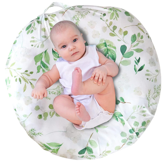 TANOFAR Green Leaf Lounger Cover - Snug Fit for Newborns