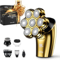 7D Arc Magnetic Electric Razor for Bald Men - Gold Shaver