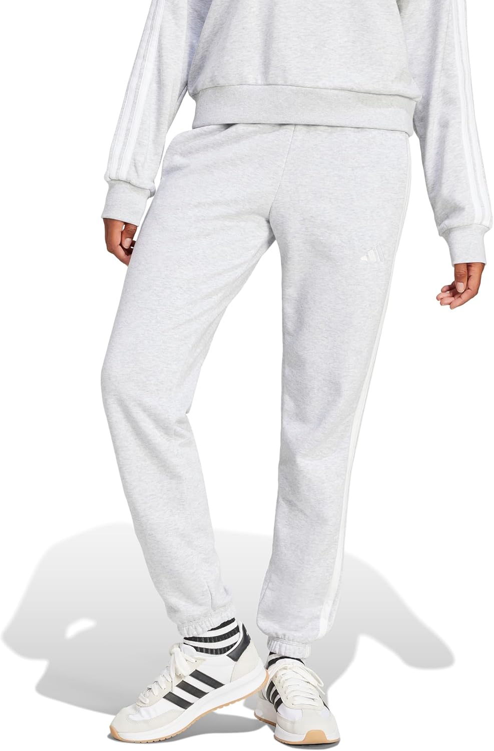 adidas Women's Essentials 3-Stripes French Terry Cuffed Pants Review