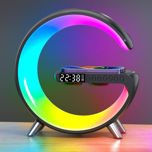 2026 New Smart Table Lamp with Wireless Charger and Speaker