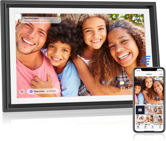 10.1 Inch WiFi Digital Picture Frame with Touch Screen Features
