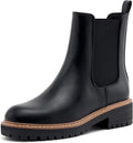 vodvob Women's Chelsea Boots: Stylish Slip On Ankle Booties