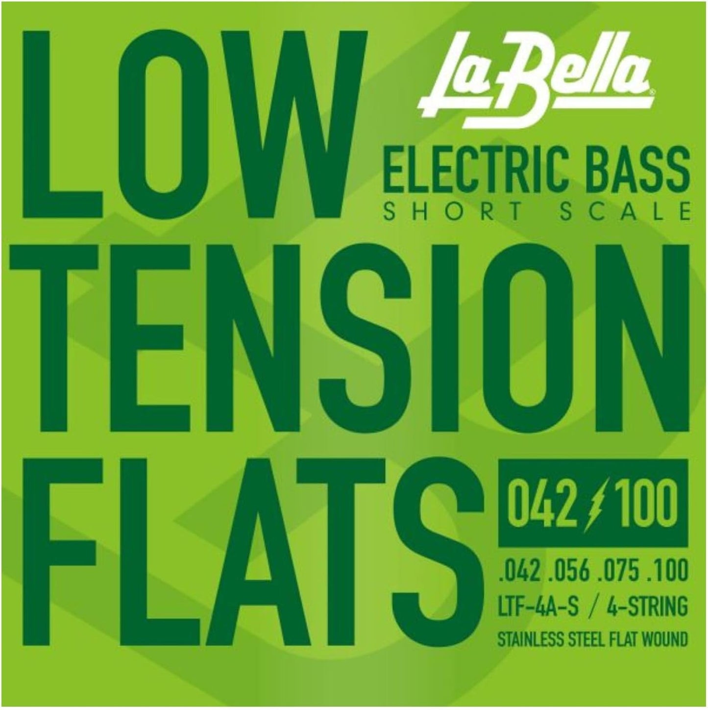 La Bella LTF-4A-S Low Tension Flats 4-String Electric Bass
