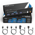 KVM Switch Displayport 8K 60Hz Dual Monitor KVM Switch - Fast Dual-PC