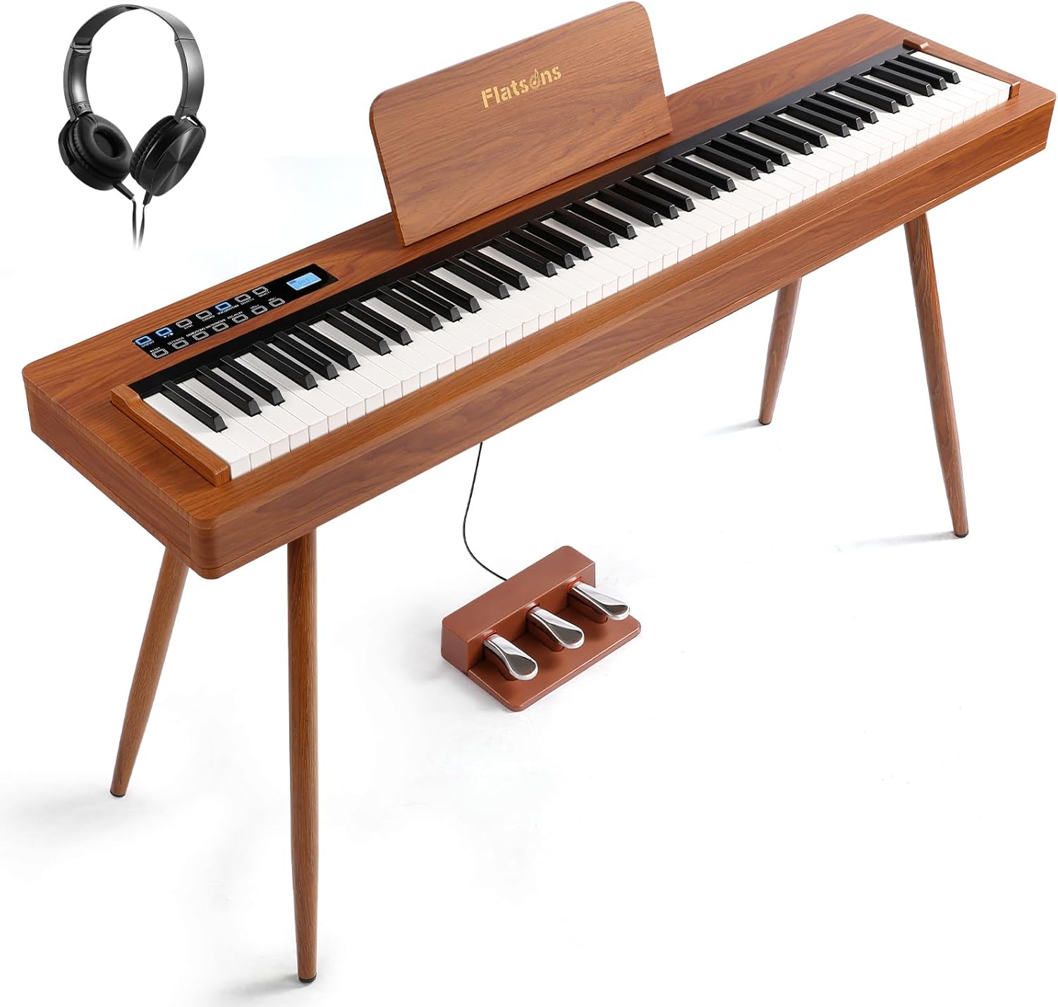 LIV-M01 Keyboard Piano with 88 Weighted Keys for Beginners