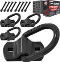 Vehiclex Trailer Tie Down Bolt-On D Rings - 12,000 lb Strength