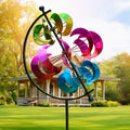 Wind Spinner for Garden and Yard - Large Metal Kinetic Sculpture
