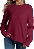 Dokotoo Women's Trendy Colorblock Sweater for Fall Wear