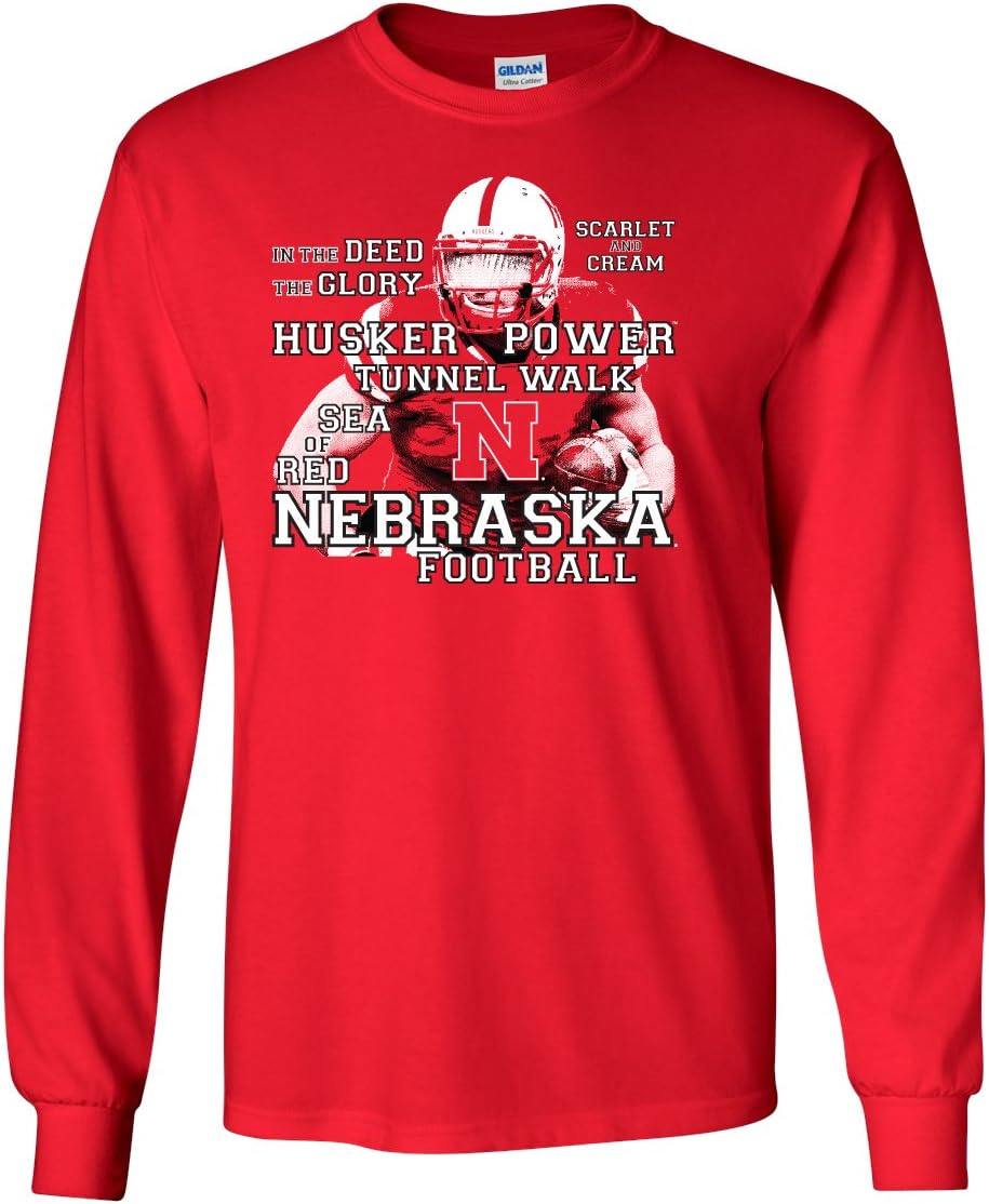 CornBorn Nebraska Huskers Long Sleeve T-Shirts for Fans