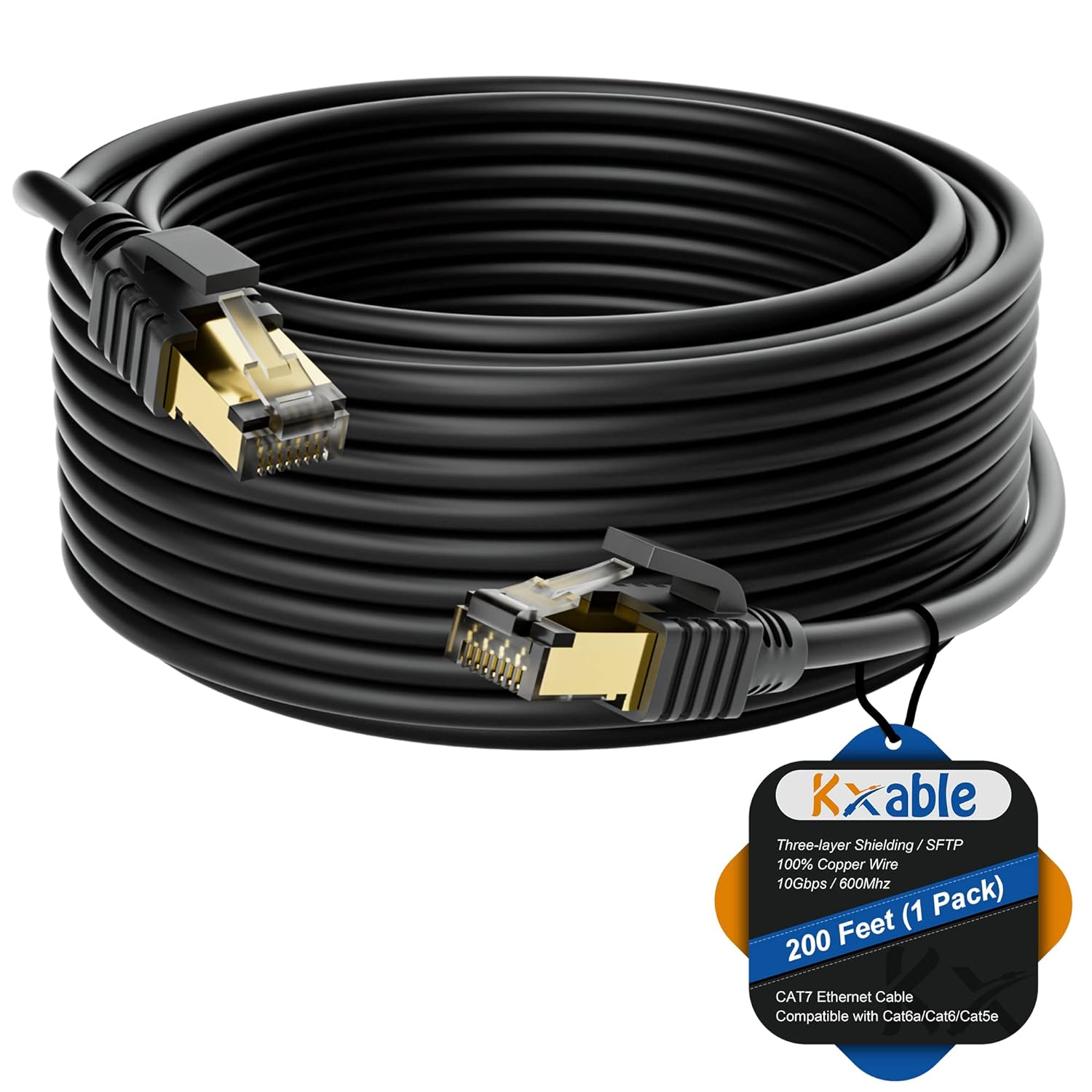 Cat 7 Ethernet Cable 200 Feet for High Speed Internet Access