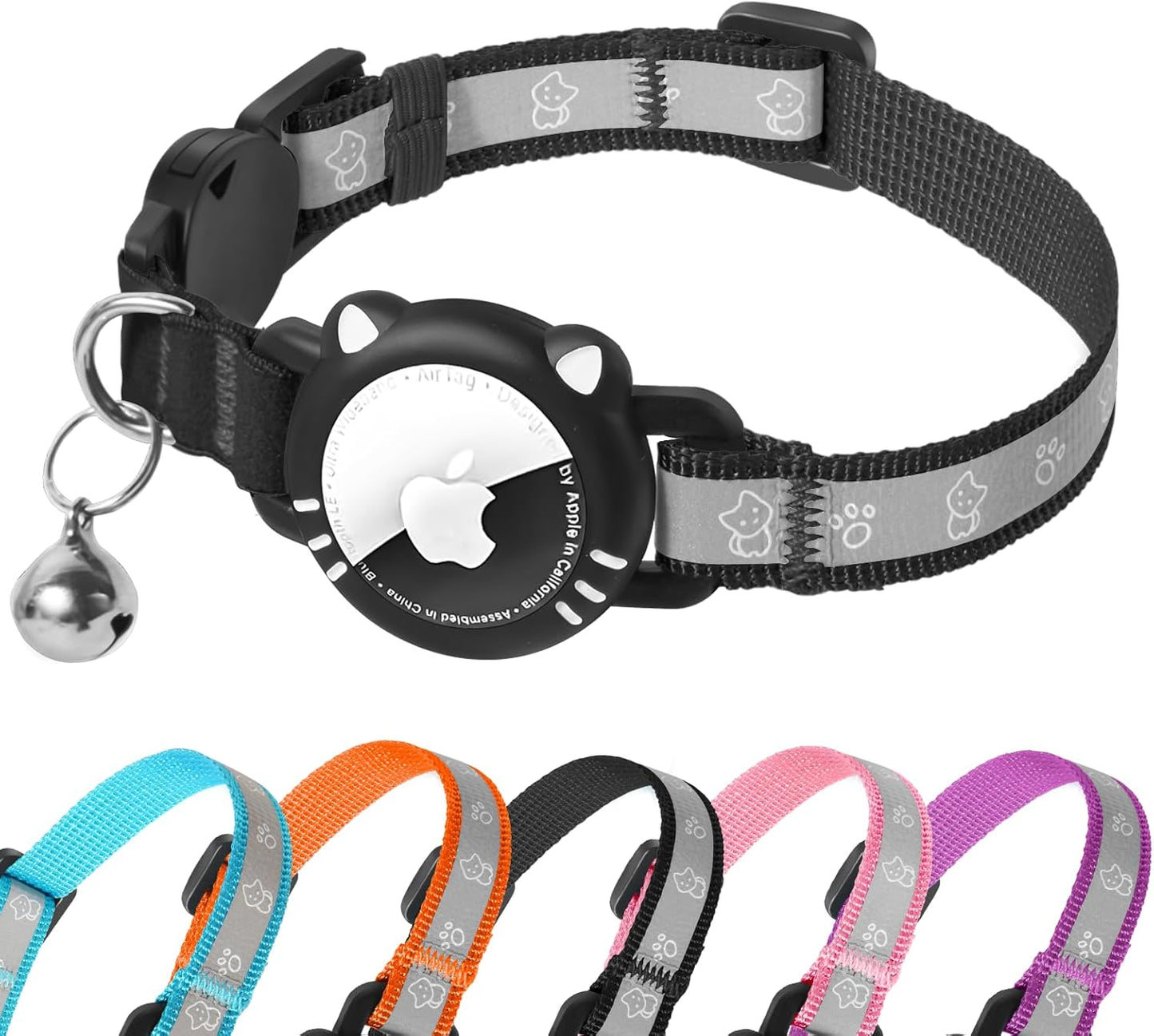 Reflective GPS Cat Collar for Safety by AgoumLux