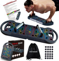20-in-1 Push Up Board with Ab Roller and Bands - Portable Home Gym