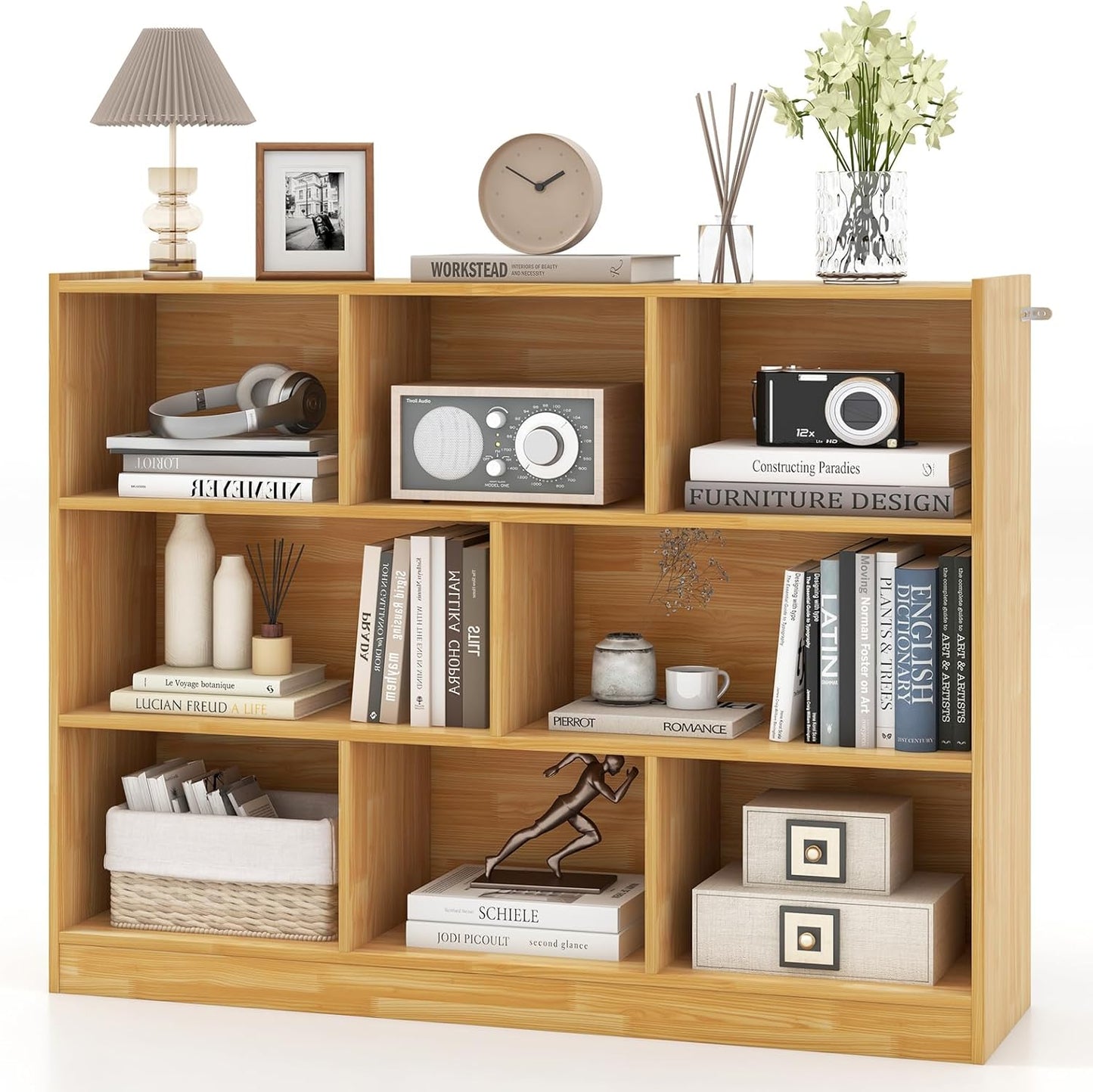 Tangkula 8-Cube Bookcase: Stylish Storage Solution
