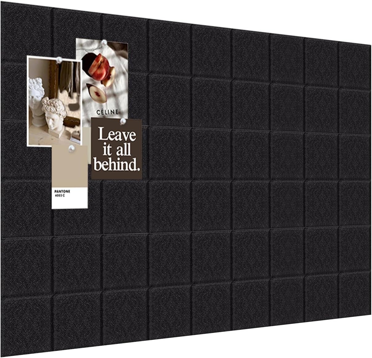Organize Stylishly: 6-Piece Felt Bulletin Board Set