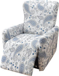 CRFATOP Stretch Recliner Cover 4-Piece Slipcover - Soft Fit for 1 Seat
