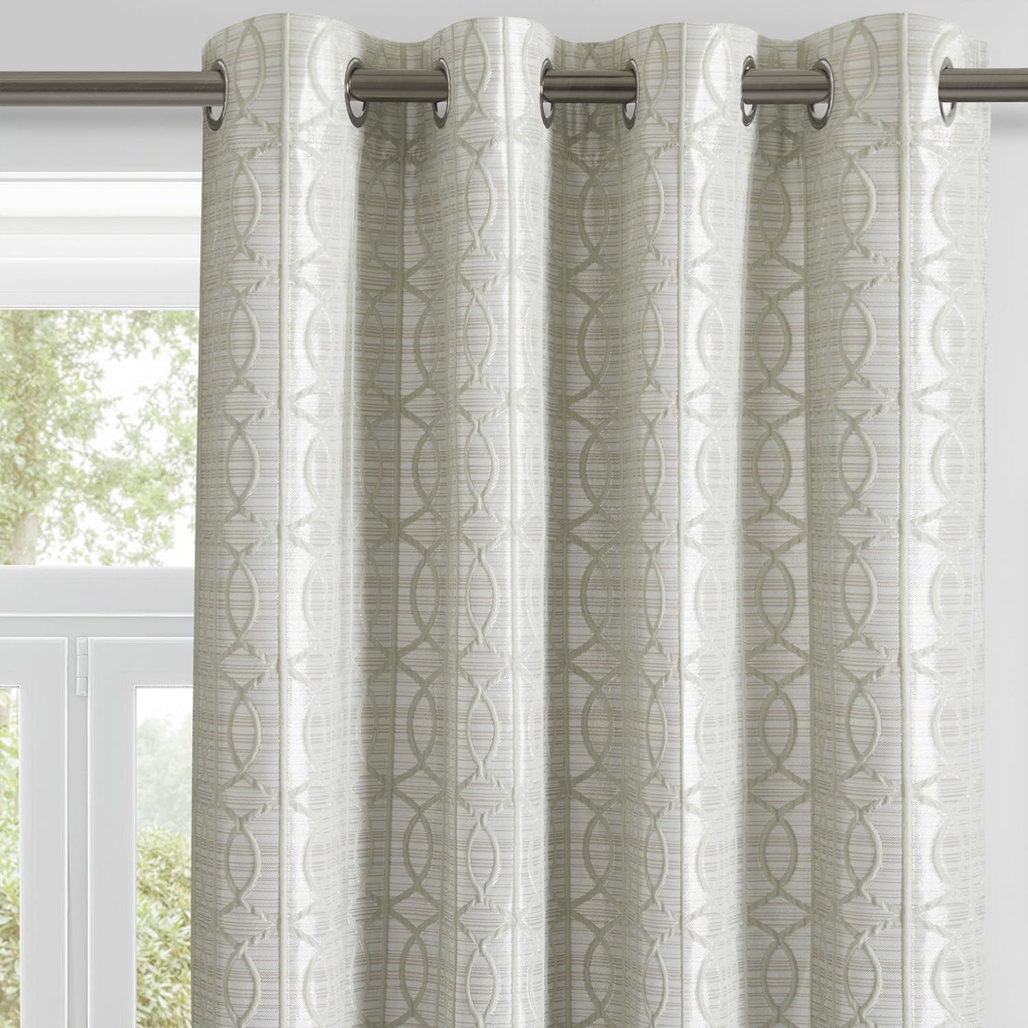 Light Aqua 100% Blackout Curtains for Bedroom and Living Room