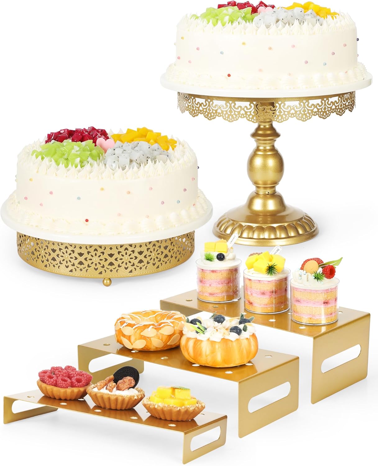 ZUMELER 5pcs Cake Stand Set for Elegant Dessert Displays