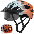 Adult Bike Helmet with Rechargeable Rear LED - Comfortable Fit