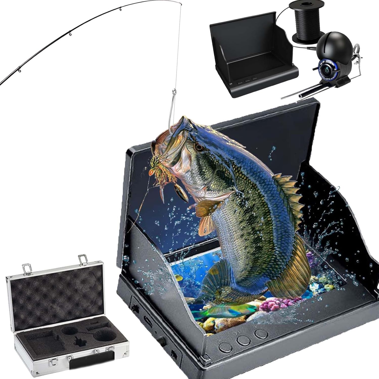 Crystal Clear Fish Finder Camera - 220 Wide View
