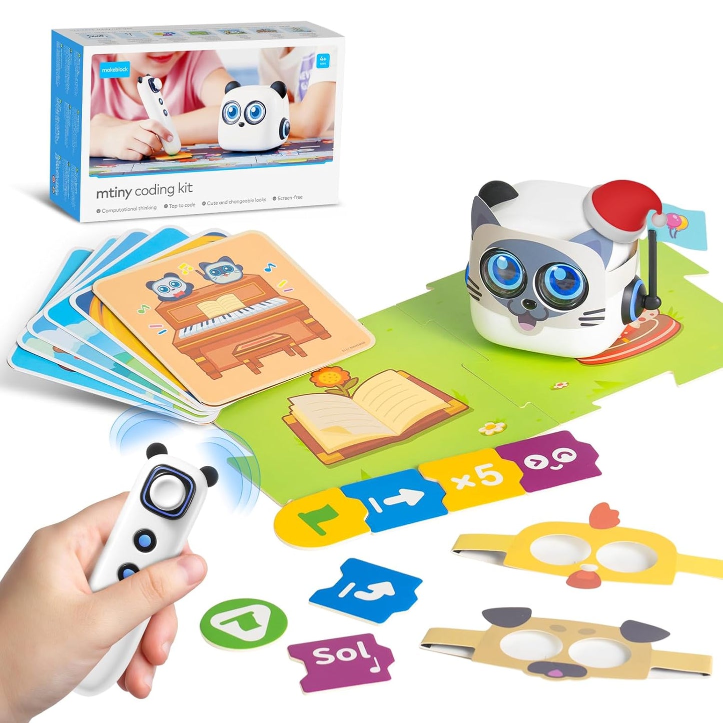 Interactive Emo Robot for Kids 3-5 Years Old