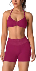 ABOCIW Womens Seamless Workout Sets for Gym and Yoga Activities
