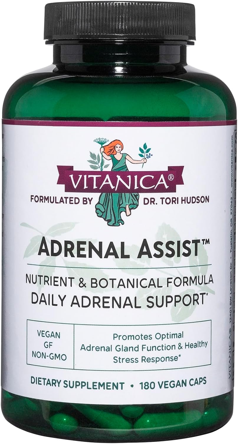 Vitanica Adrenal Assist for Optimal Adrenal Support and Vitality