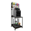 3D Printer Stand with Double Layer Filament Storage - Heavy Duty