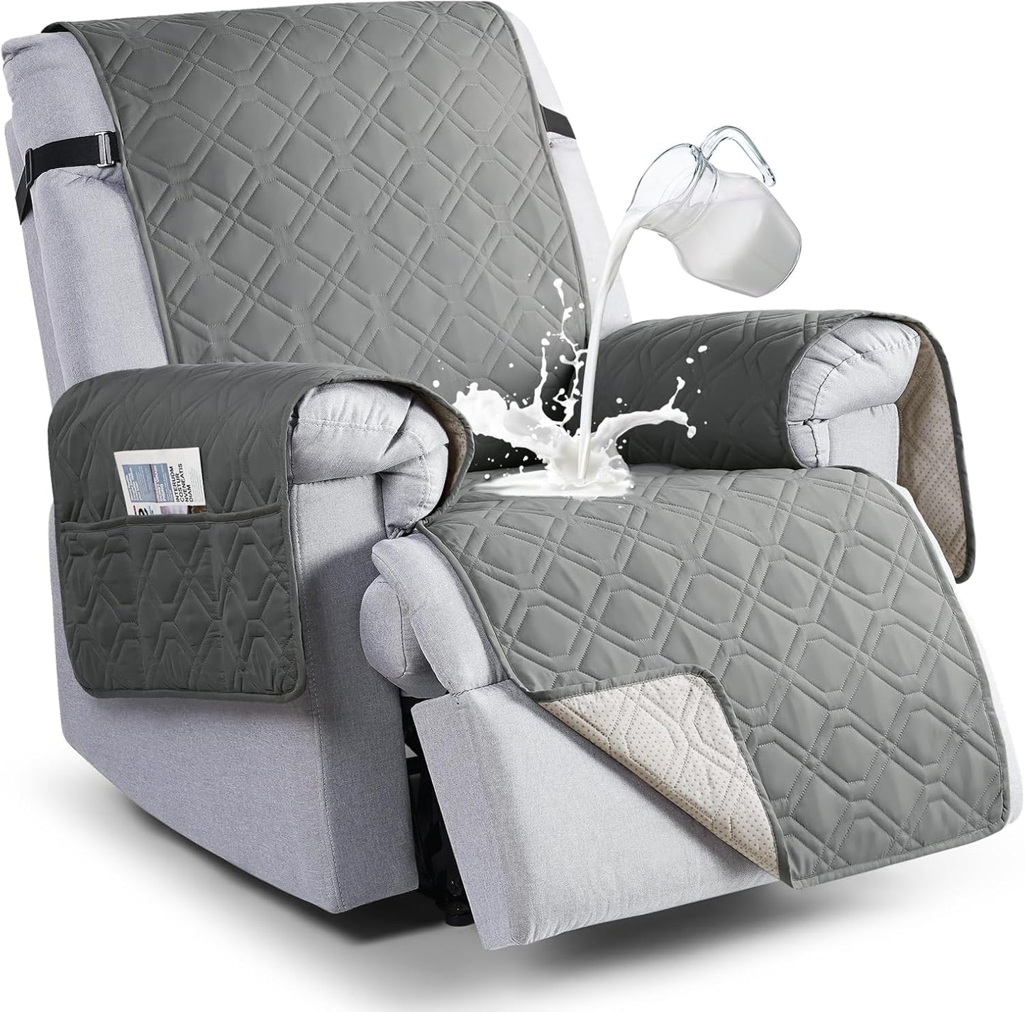 100% Waterproof Recliner Chair Covers for Pets and Dogs