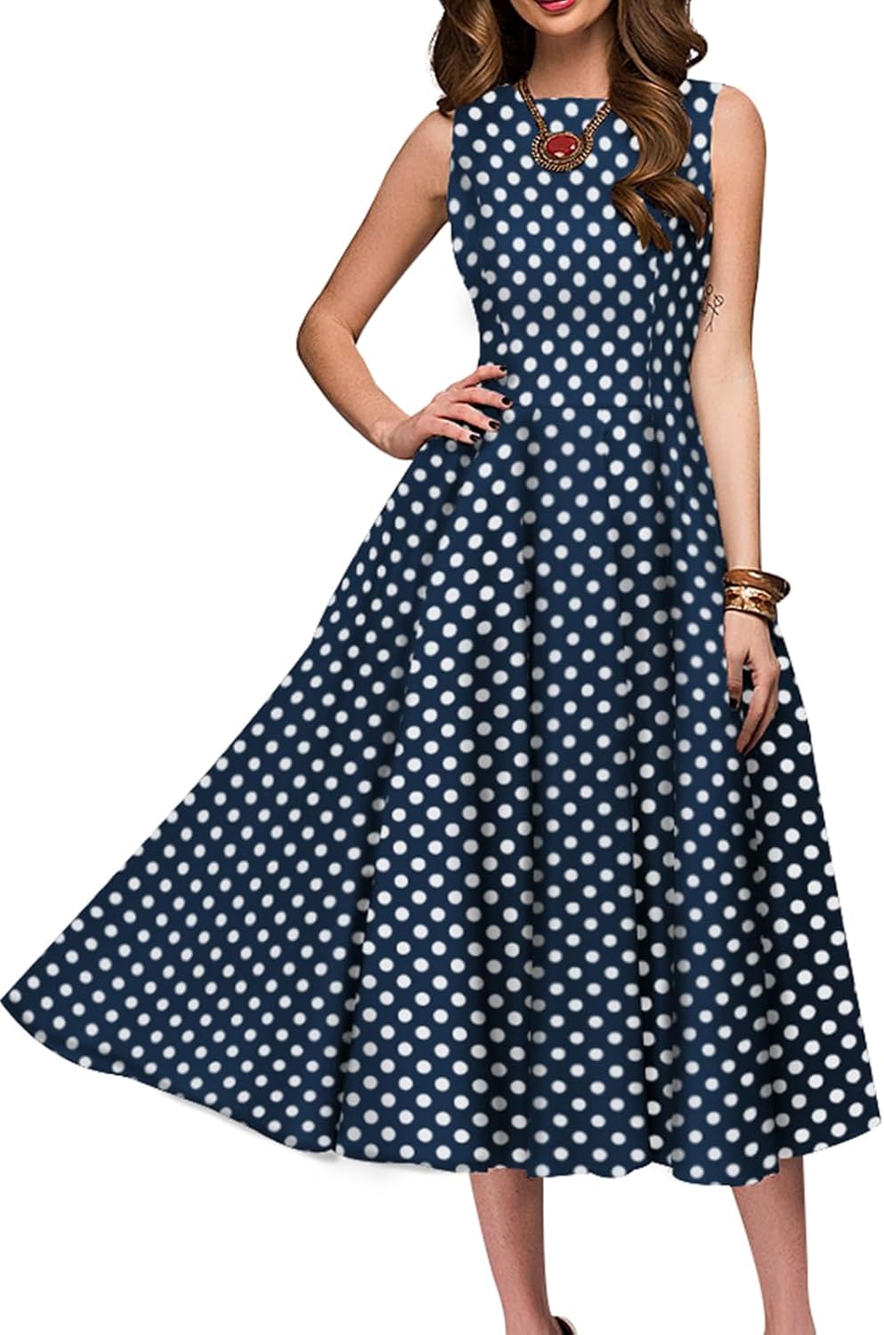 Simple Flavor Women's Vintage Dress for Parties and Casual Events