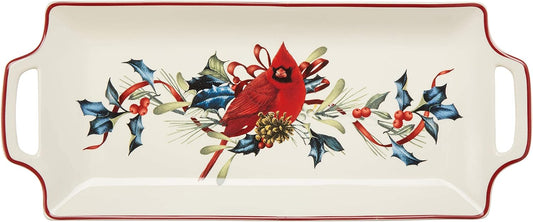 Lenox Winter Greetings Hors D'Oeuvre Tray for Holiday Hosting