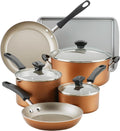 Farberware Cookstart DiamondMax 15-Piece Nonstick Cookware Set