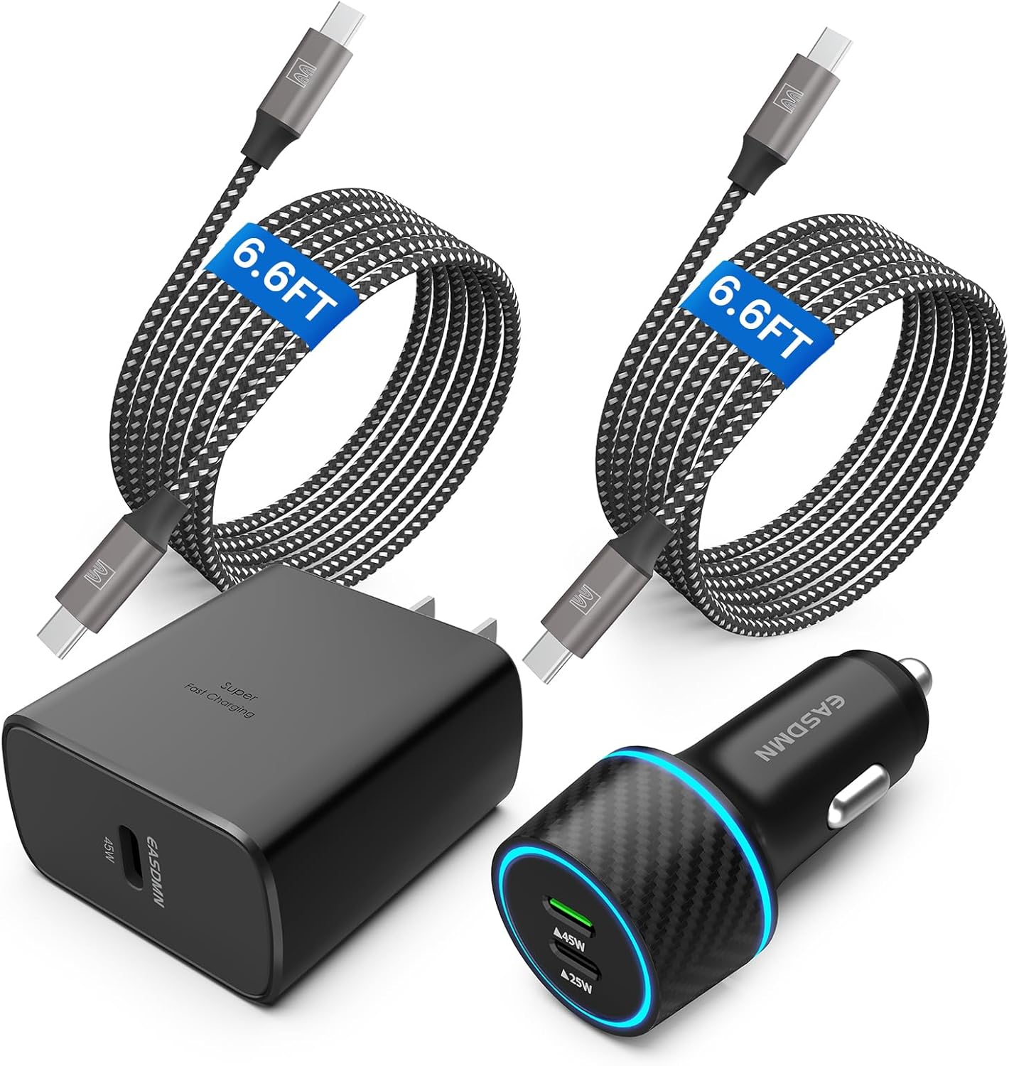 Super Fast 45W USB-C Charger Duo for Samsung Galaxy Devices