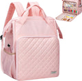 HOMEST Knitting Bag Backpack Crochet Storage Organizer - Large Yarn
