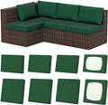 Vorshape 8Pcs Stretch Patio Cushion Covers for Outdoor Use