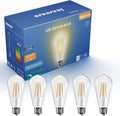 Jensense Edison LED Light Bulbs 8W Dimmable 2700K Warm White - Vintage