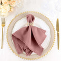 Elegant Dusty Rose Napkins Set of 100 for Weddings and Parties