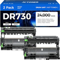 DR730 Drum Unit 2-Pack Replacement for Brother Printers - High Yield