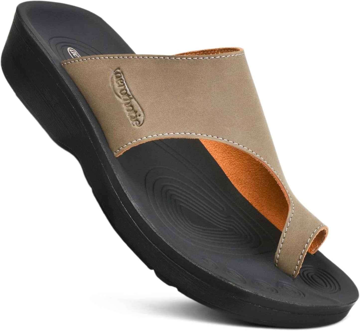AEROTHOTIC Comfy Arch Support Flip Flops for Women Stylish Sandals