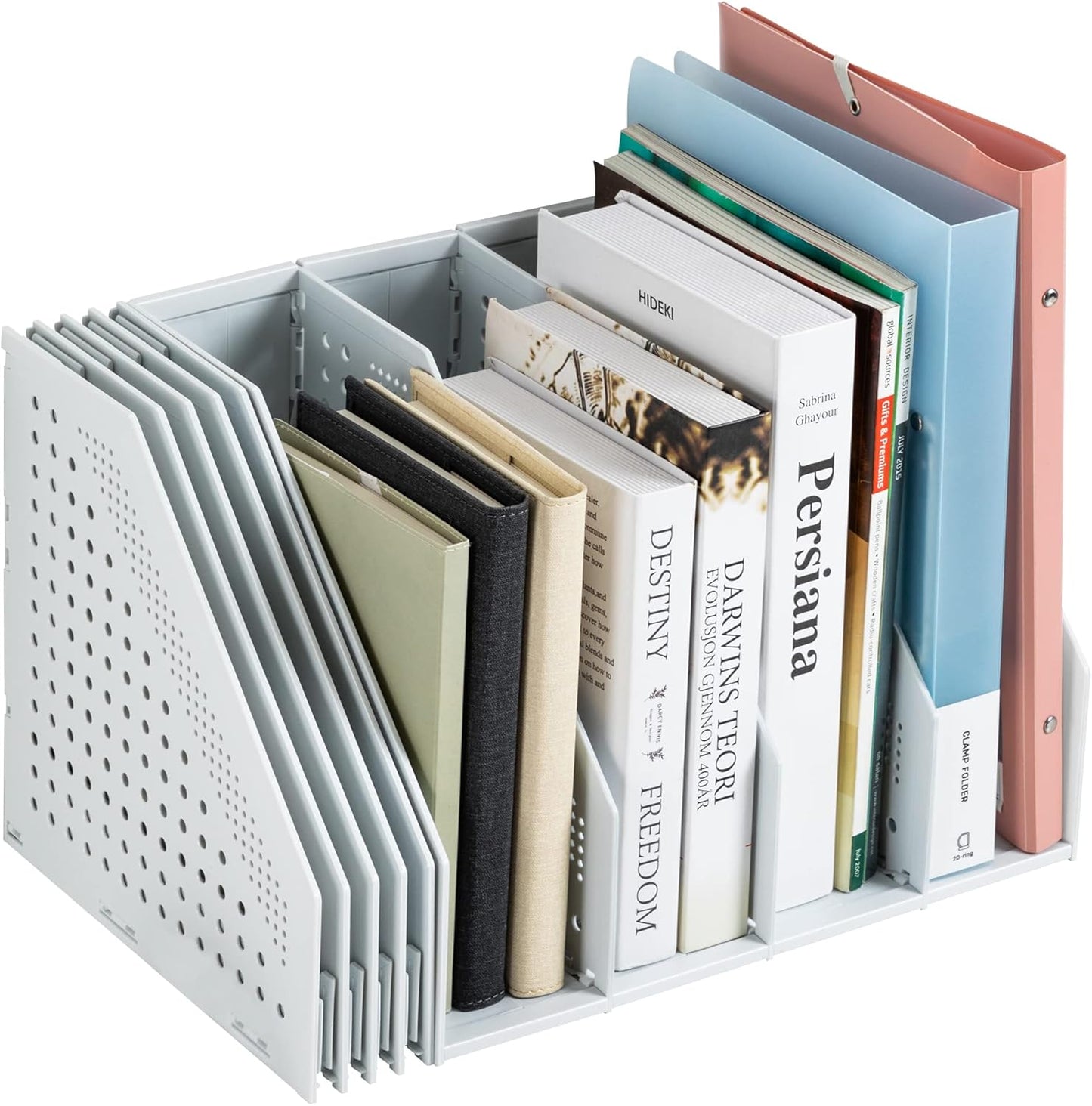 Deli Collapsible Magazine File Holder - Space-Saving Office Organizer