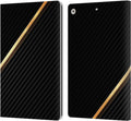 Alyn Spiller Gold Carbon Fiber Leather Wallet Case for iPad 10.2