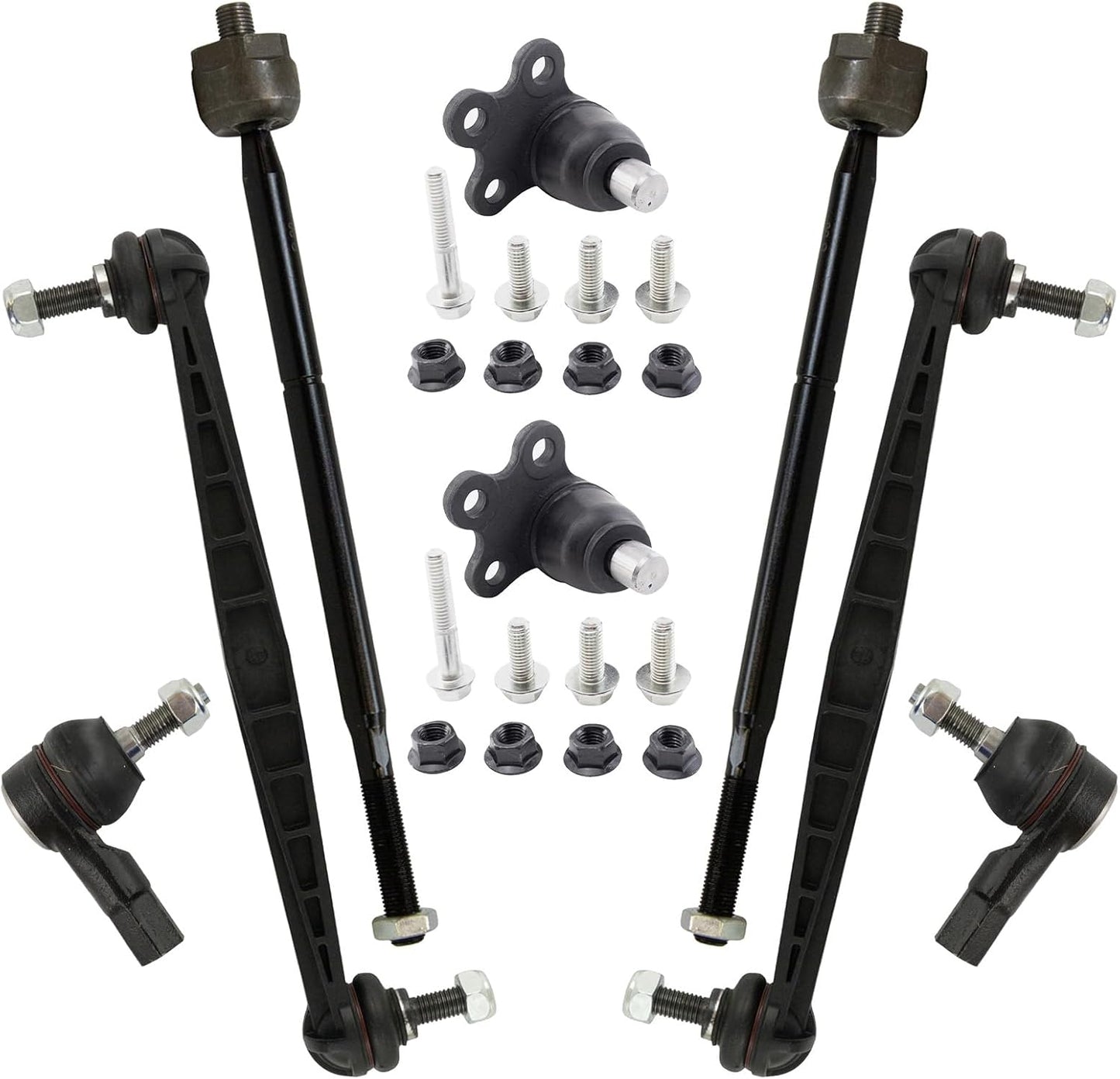 TRQ Front Steering & Suspension Kit for 2012-2018 Chevrolet Sonic