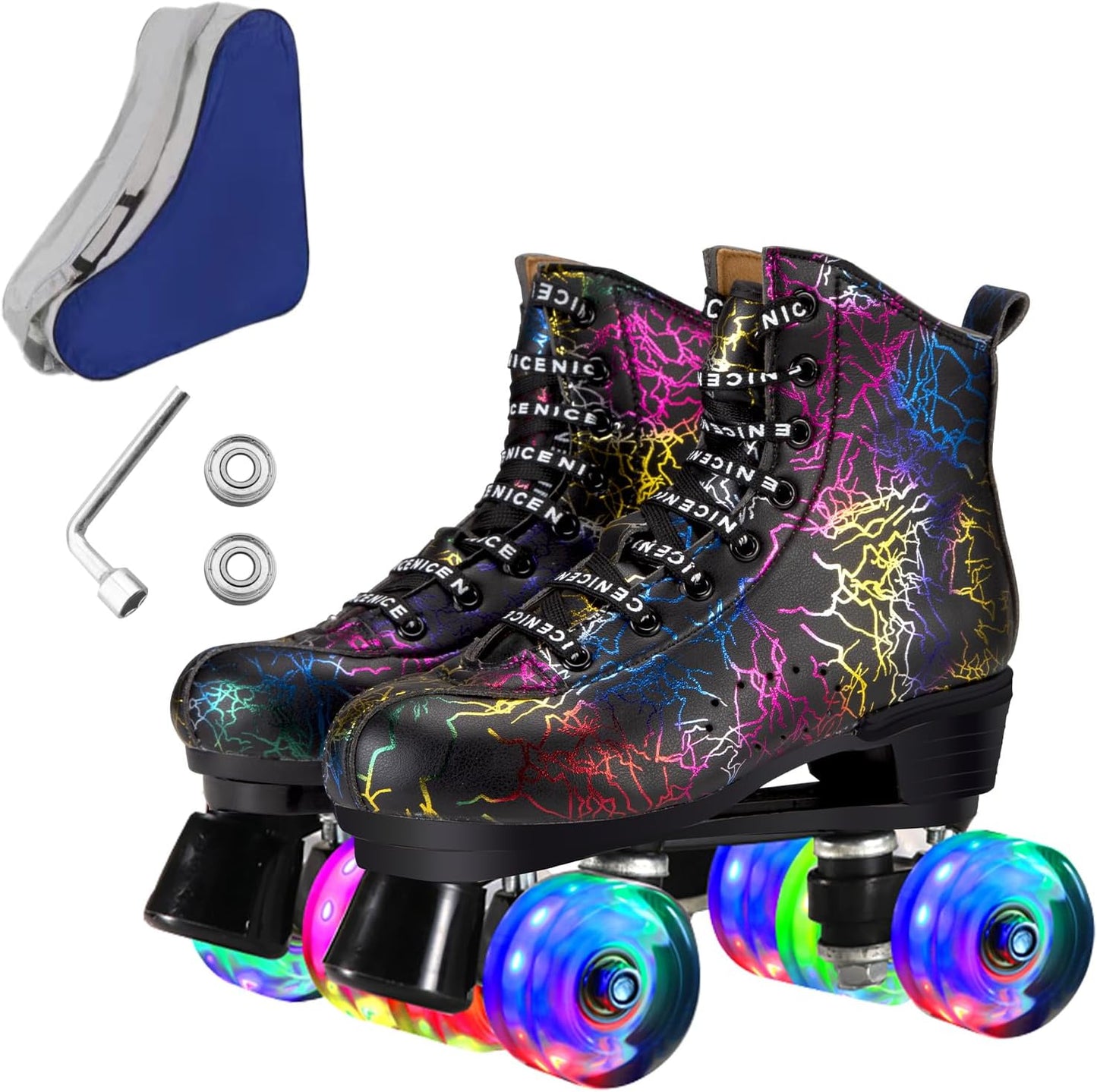 Roller Skates for Men and Women - Classic Double-Row Design