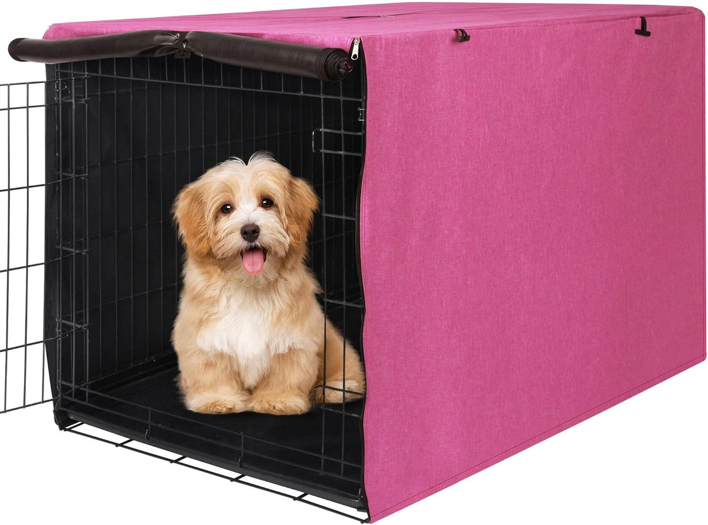 Deblue Heavy-Duty Dog Crate Cover for 42 Inch Wire Cages