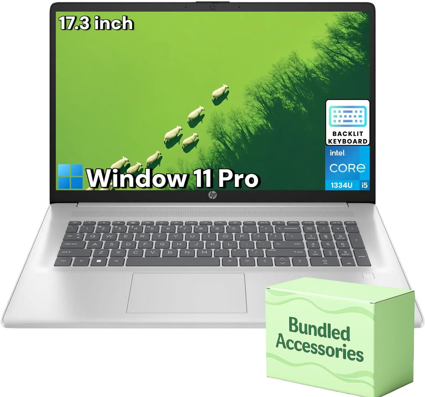 HP Flagship 17 Laptop with 17.3 in HD+ Screen and i5 Processor