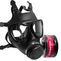 Full Face Respirator Mask with 40mm Activated Carbon Filters